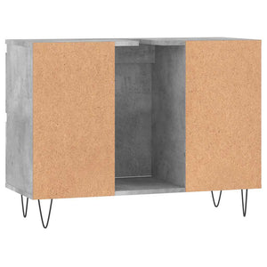 Betongrauer Badschrank 80 cm