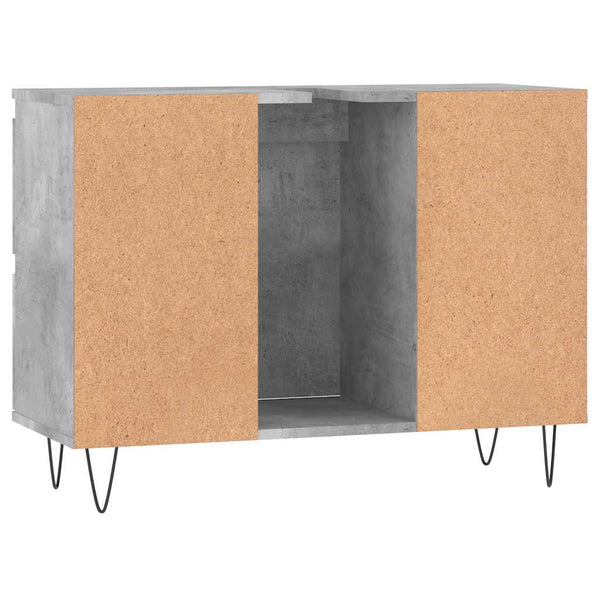 Betongrauer Badschrank 80 cm