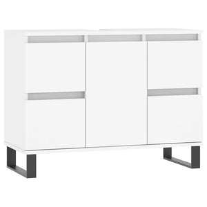 Weißer Badschrank 80 cm