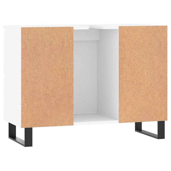 Weißer Badschrank 80 cm