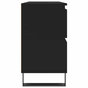 Schwarzer Badschrank 80 cm