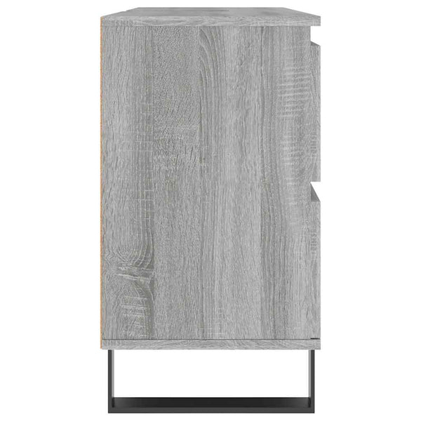 Grauer Badschrank Sonoma 80 cm