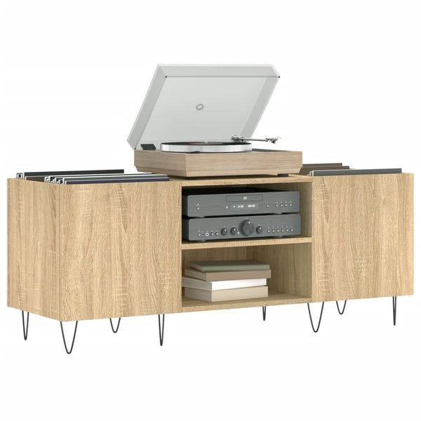 Schallplattenschrank Sonoma Eiche