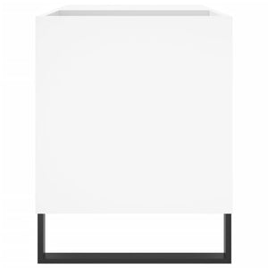 Plattenschrank Weiß Holz 85cm