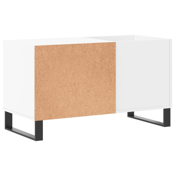 Plattenschrank Weiß Holz 85cm