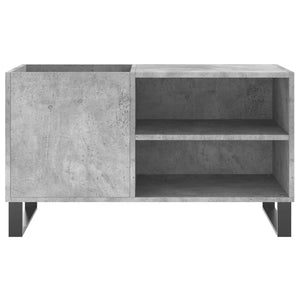 Plattenschrank Betongrau für Schallplatten