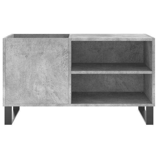 Plattenschrank Betongrau für Schallplatten