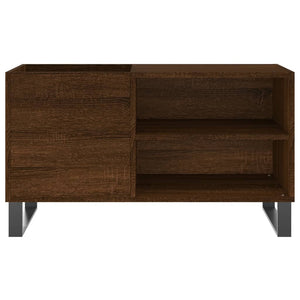 Plattenschrank Braun Eichenoptik