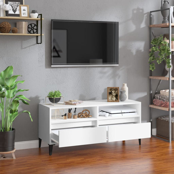 Weißer TV-Schrank 100 cm