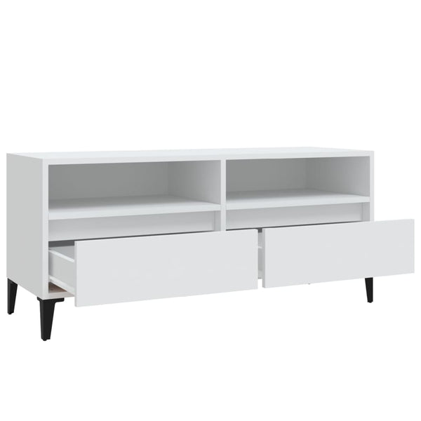 Weißer TV-Schrank 100 cm