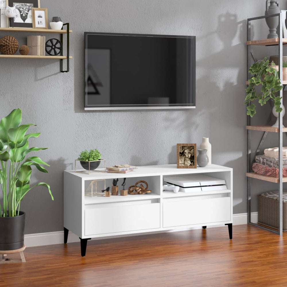 Weißer TV-Schrank 100 cm