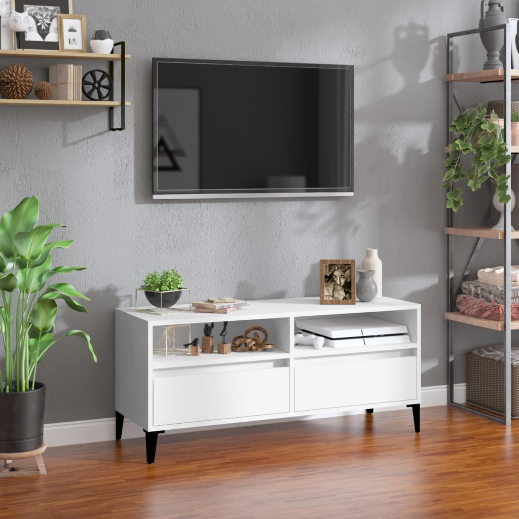 Weißer TV-Schrank 100 cm