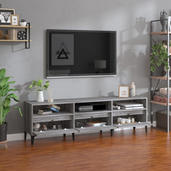 TV-Schrank Grau Sonoma 150 cm