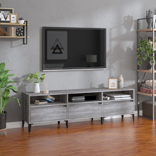 TV-Schrank Grau Sonoma 150 cm