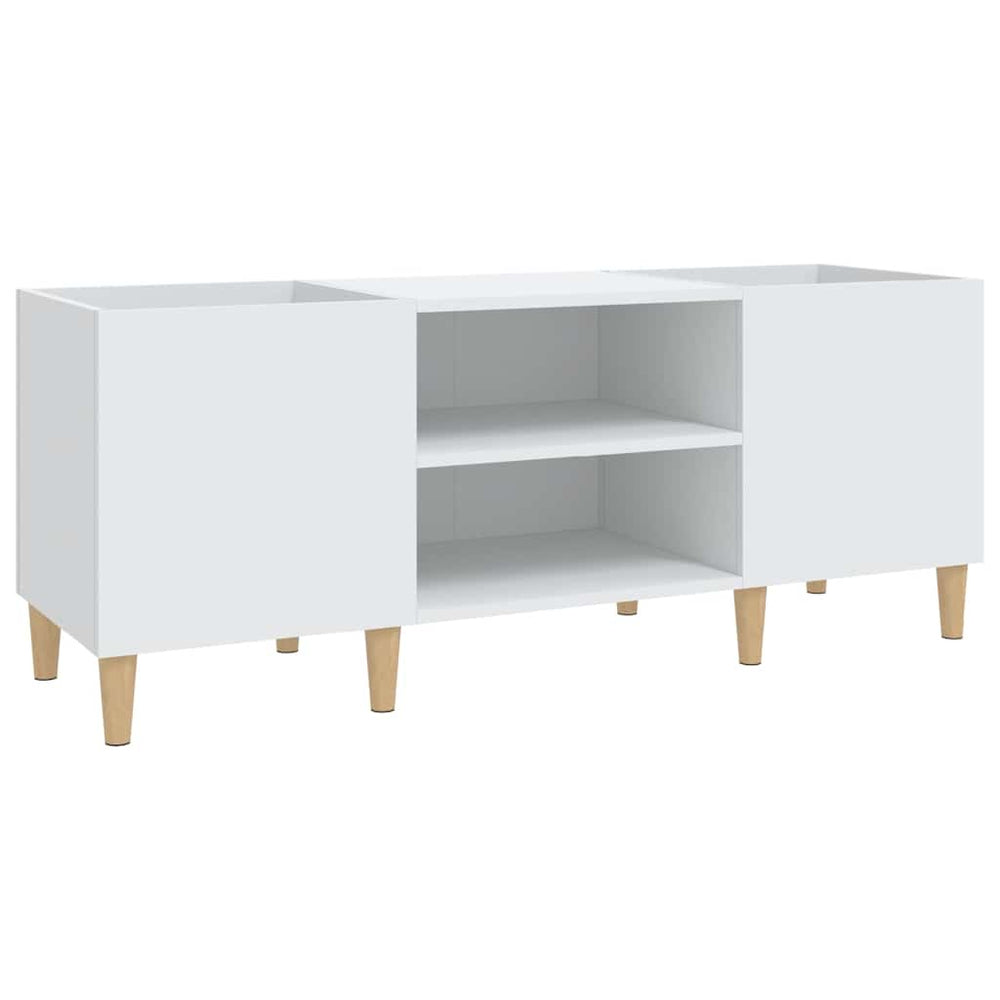 Weißer Schallplattenschrank