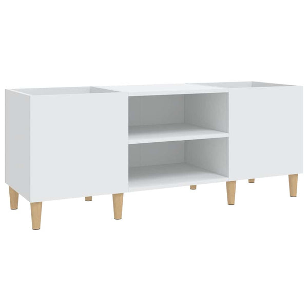 Weißer Schallplattenschrank