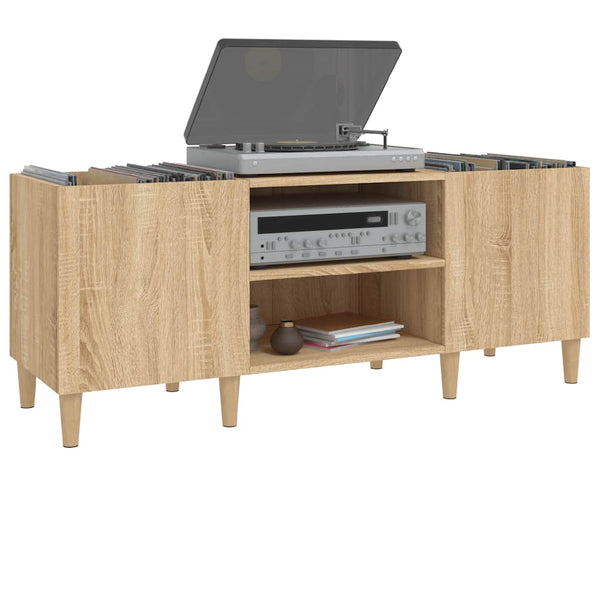 Schallplattenschrank Sonoma-Eiche