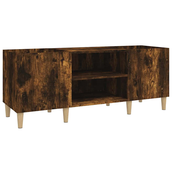 Plattenschrank Räuchereiche, 121 cm