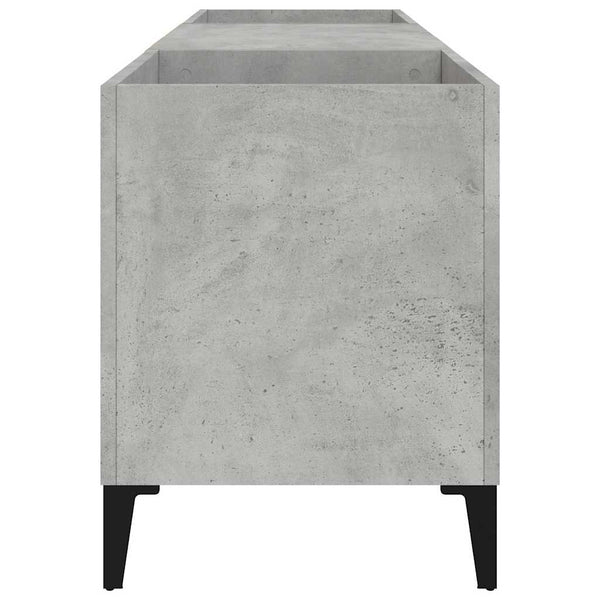 Plattenschrank Betongrau, 121 cm