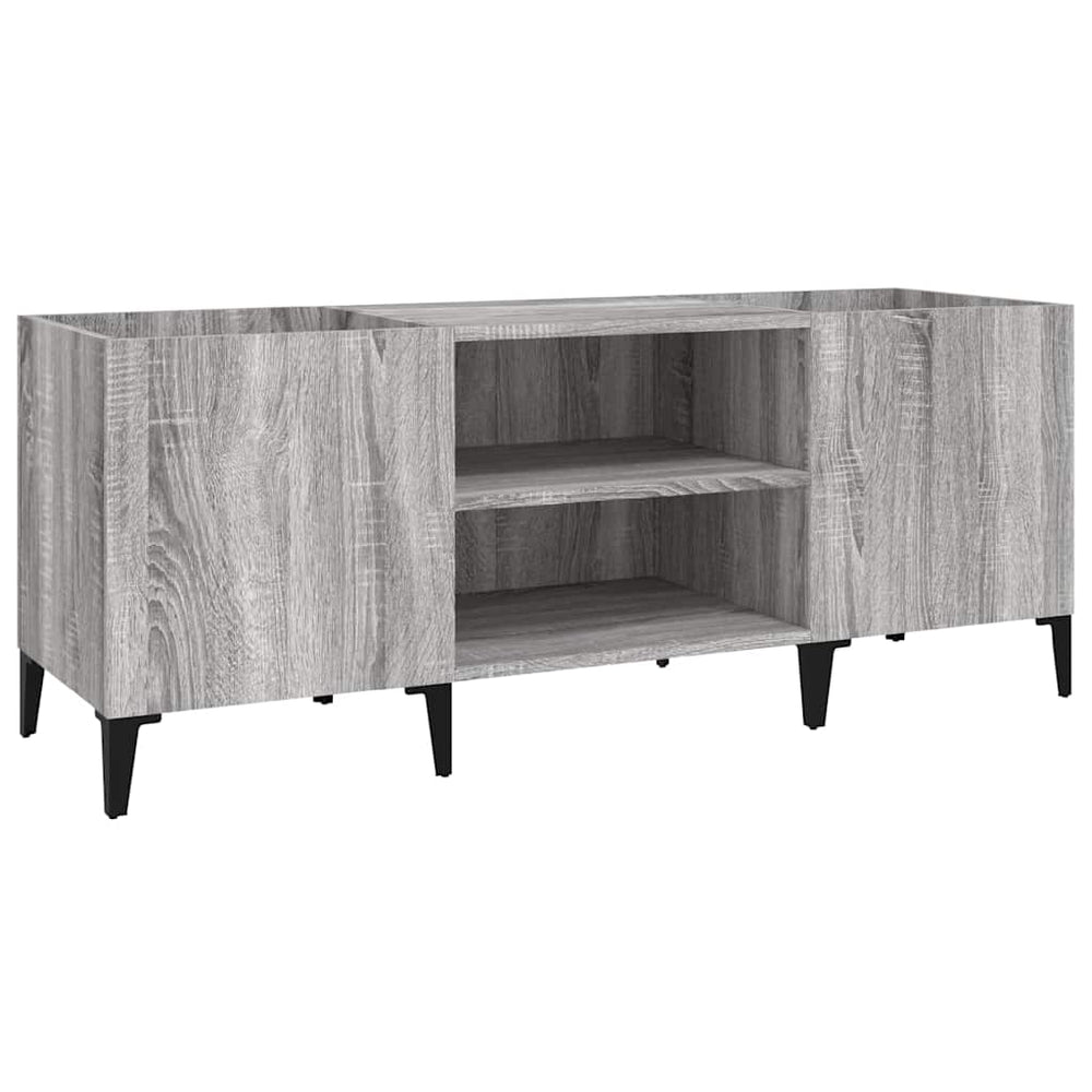 Plattenschrank Grau Sonoma 121 cm