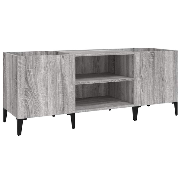 Plattenschrank Grau Sonoma 121 cm