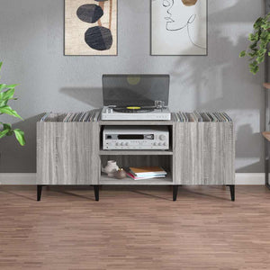 Plattenschrank Grau Sonoma 121 cm