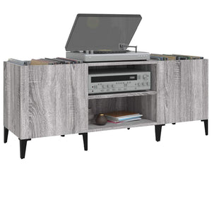 Plattenschrank Grau Sonoma 121 cm