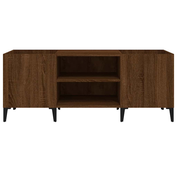 Plattenschrank Braun Eichen-Optik