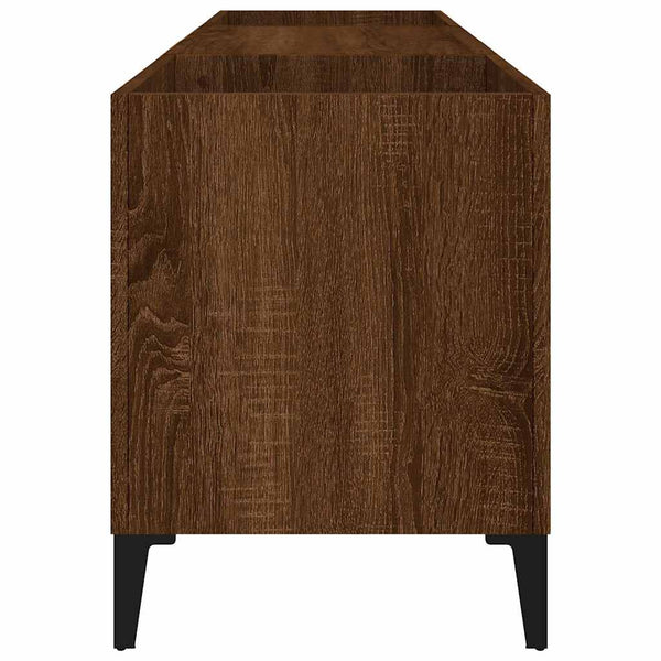 Plattenschrank Braun Eichen-Optik