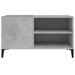 vidaXL Meuble de rangement gris béton 84,5x38x48 cm en bois d'ingénierie