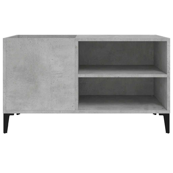 vidaXL Meuble de rangement gris béton 84,5x38x48 cm en bois d'ingénierie