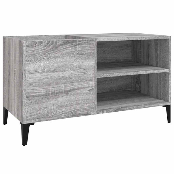 Plattenschrank Grau Sonoma