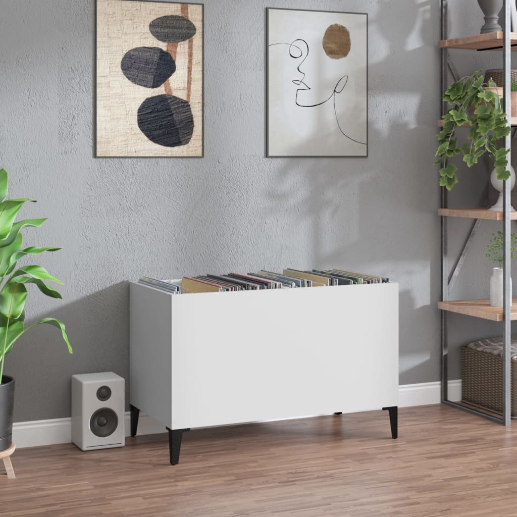Plattenschrank Weiß Holz