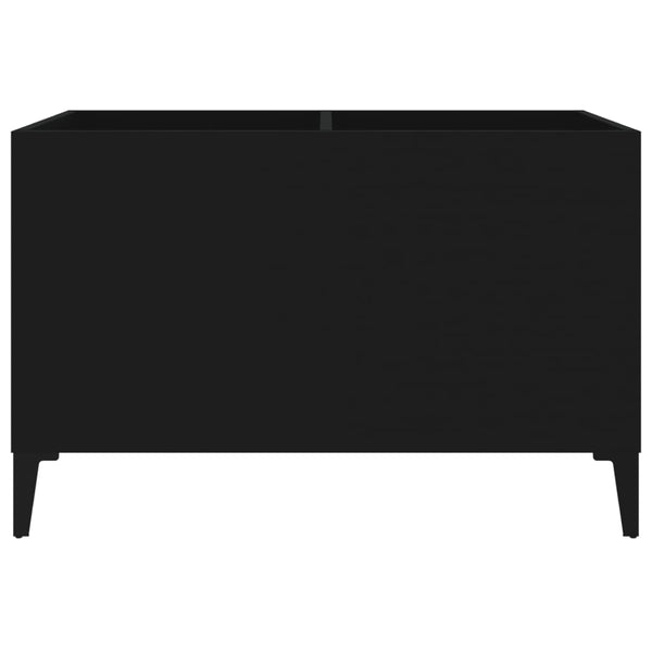 Schallplattenschrank Schwarz