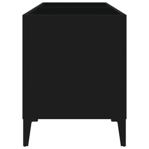 Schallplattenschrank Schwarz
