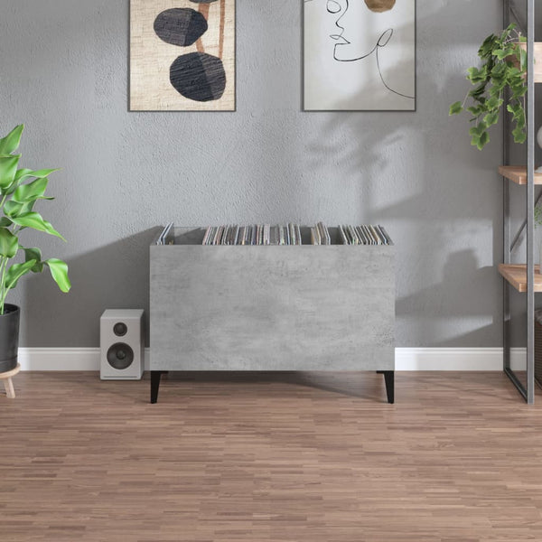 Plattenschrank Betongrau Holzwerkstoff