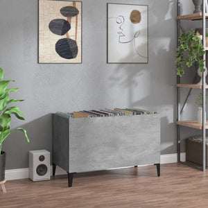 Plattenschrank Betongrau Holzwerkstoff