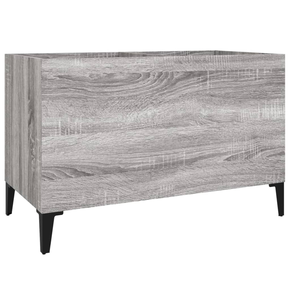 Plattenschrank Grau Sonoma