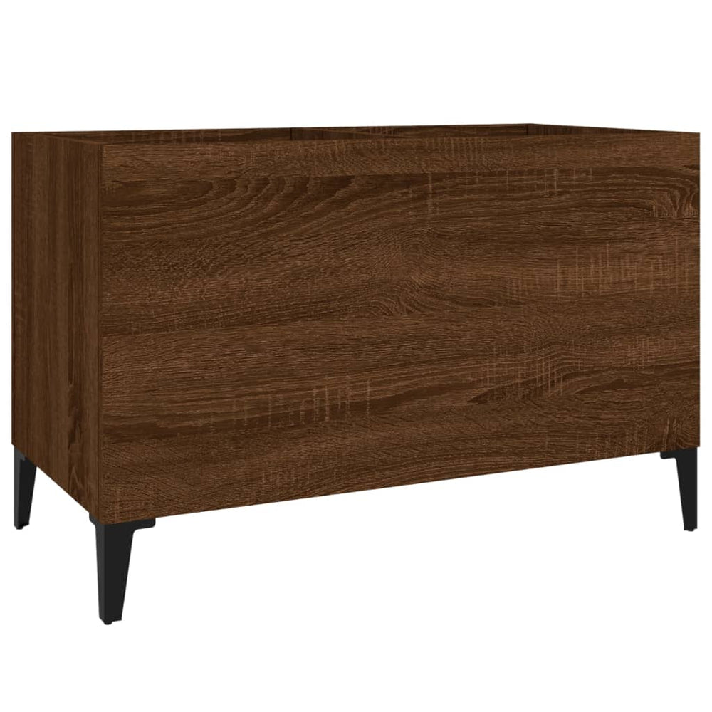 Plattenschrank Braun Eichenoptik