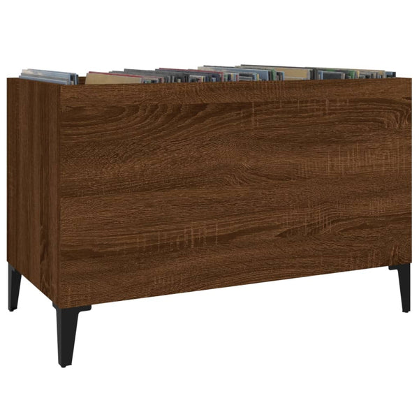 Plattenschrank Braun Eichenoptik