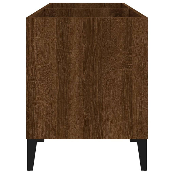 Plattenschrank Braun Eichenoptik