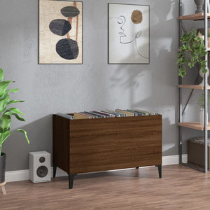 Plattenschrank Braun Eichenoptik