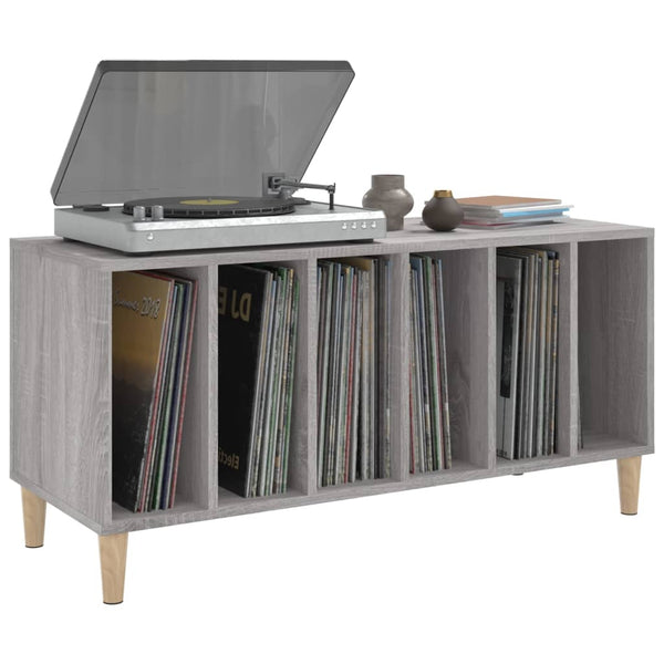 Plattenschrank Grau Sonoma Eiche