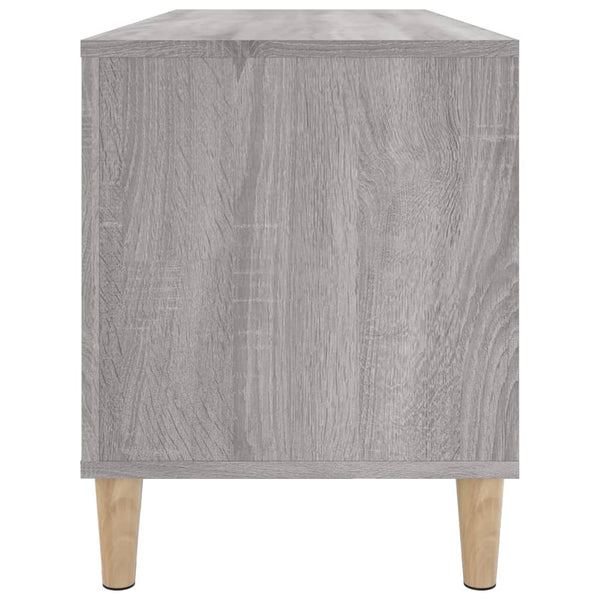 Plattenschrank Grau Sonoma Eiche
