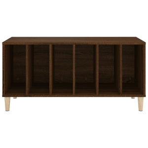 Plattenschrank Braun Eichen-Optik