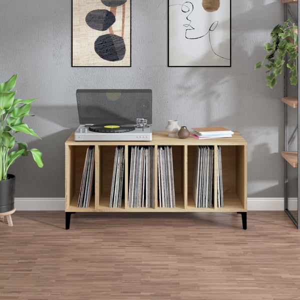 Plattenschrank Sonoma-Eiche, 100 cm