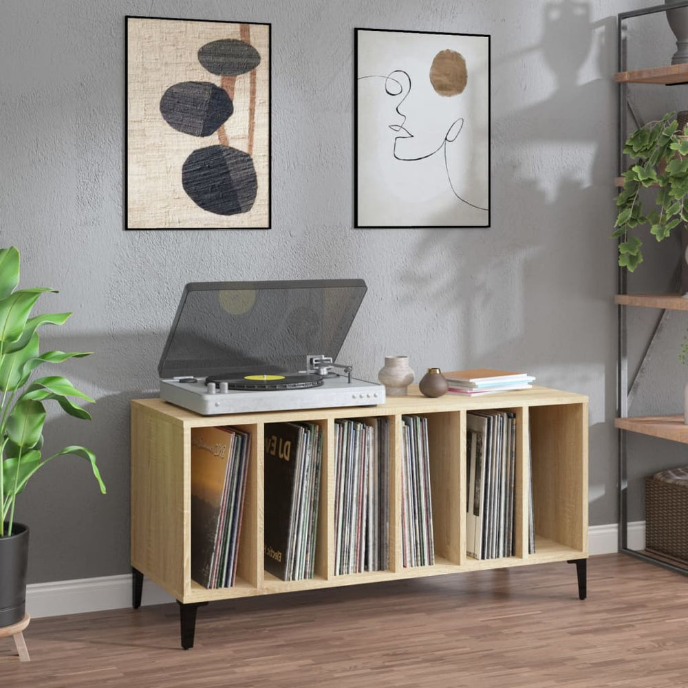 Plattenschrank Sonoma-Eiche, 100 cm
