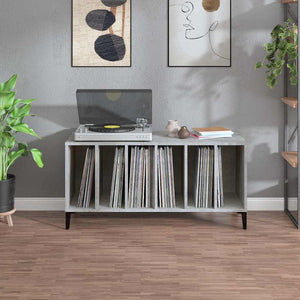 Plattenschrank Betongrau 100x38x48 cm