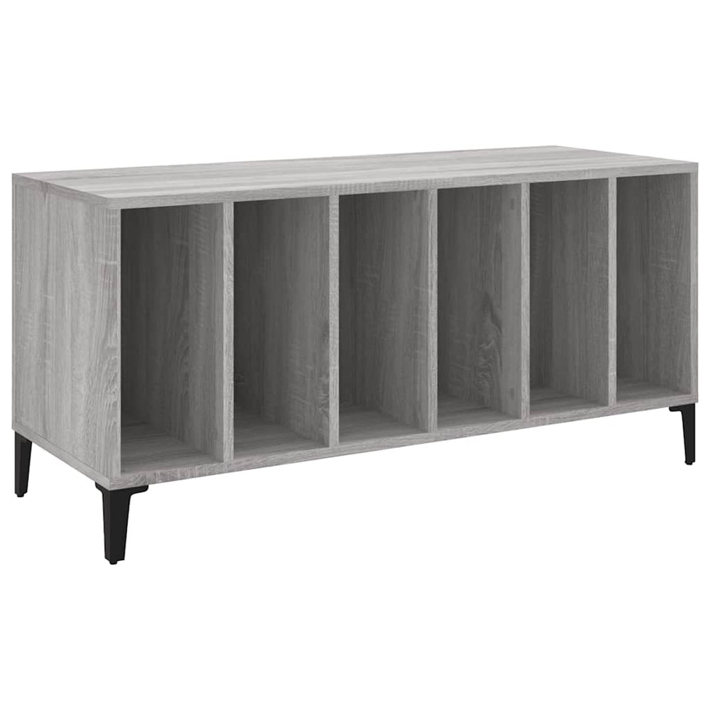 Plattenschrank Grau Sonoma 100x38x48 cm