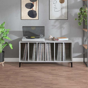 Plattenschrank Grau Sonoma 100x38x48 cm